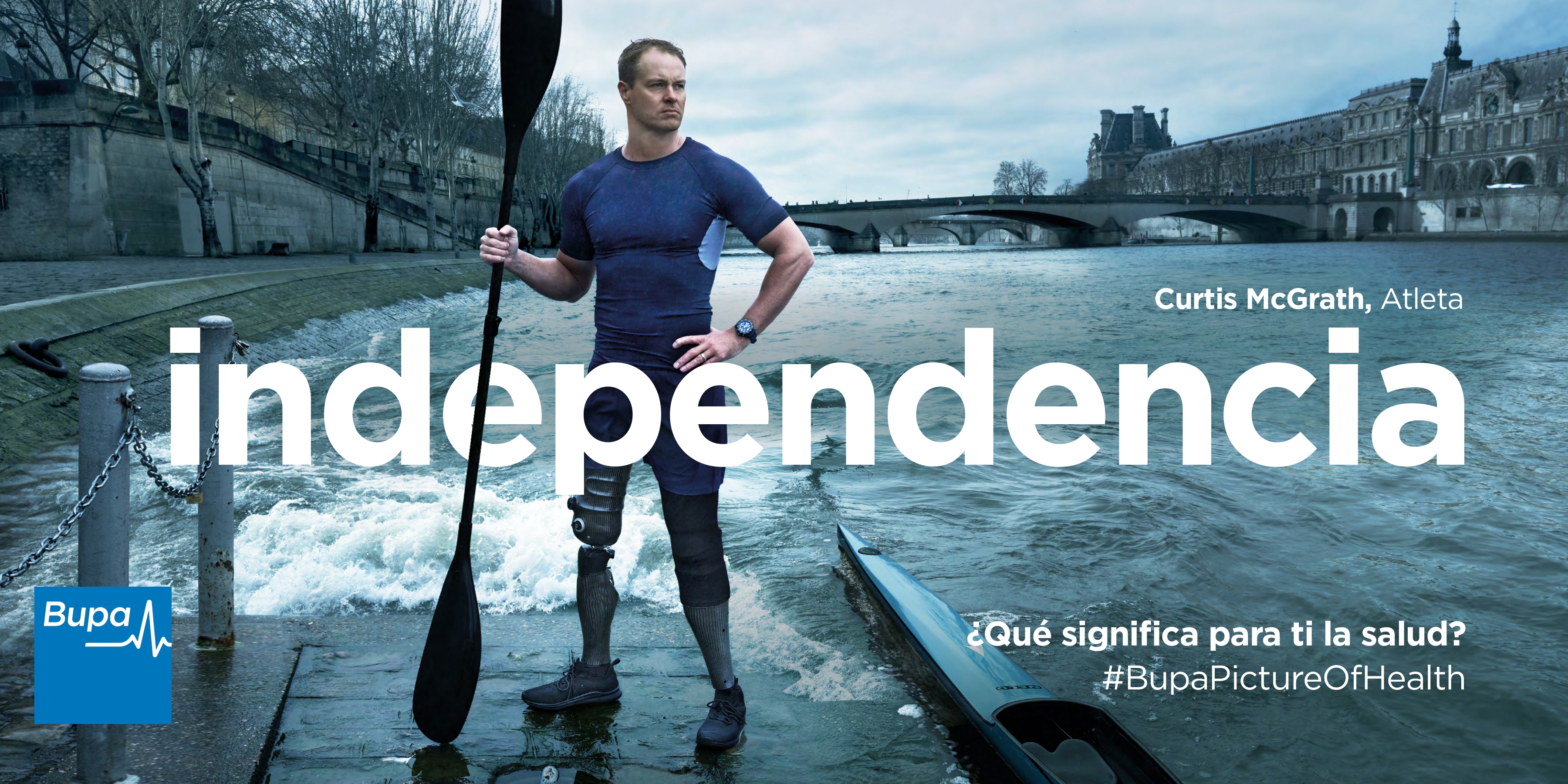 Curtis McGrath, atleta, dice que para él la salud significa independencia,
