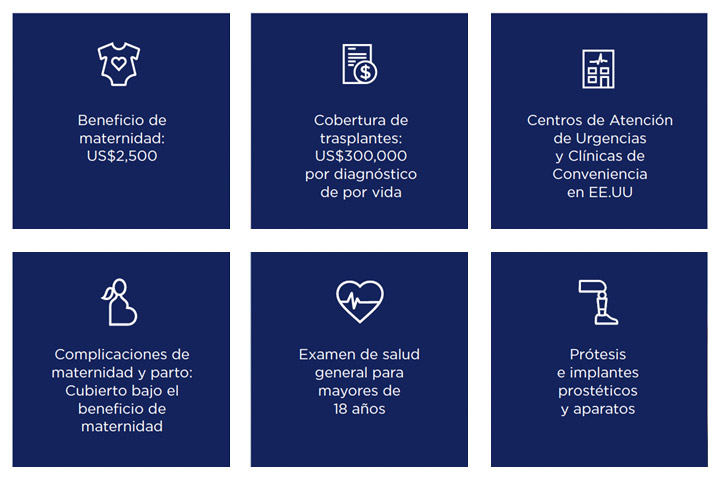 beneficios destacados Seguros Médicos Internacionales Bupa