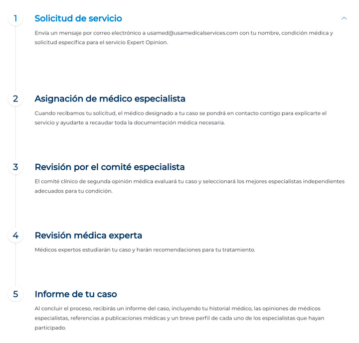 como solicitar una segunda opinion medica