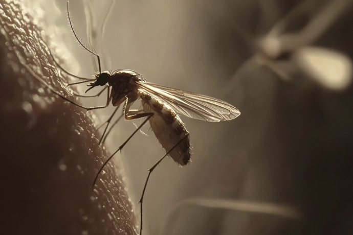 Imagen del mosquito Aedes aegypti, que contagia el virus del dengue.
