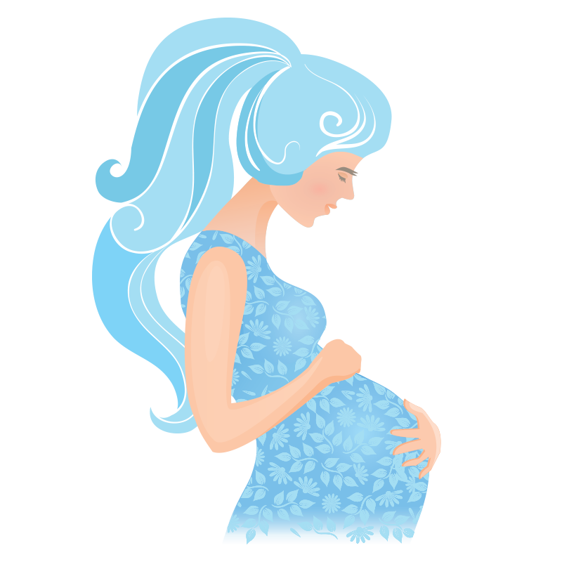 Icono de mujer embarazada