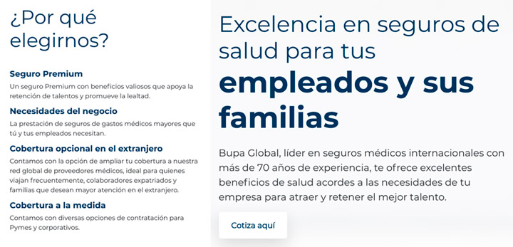 por que elegir un seguro de salud empresarial bupa