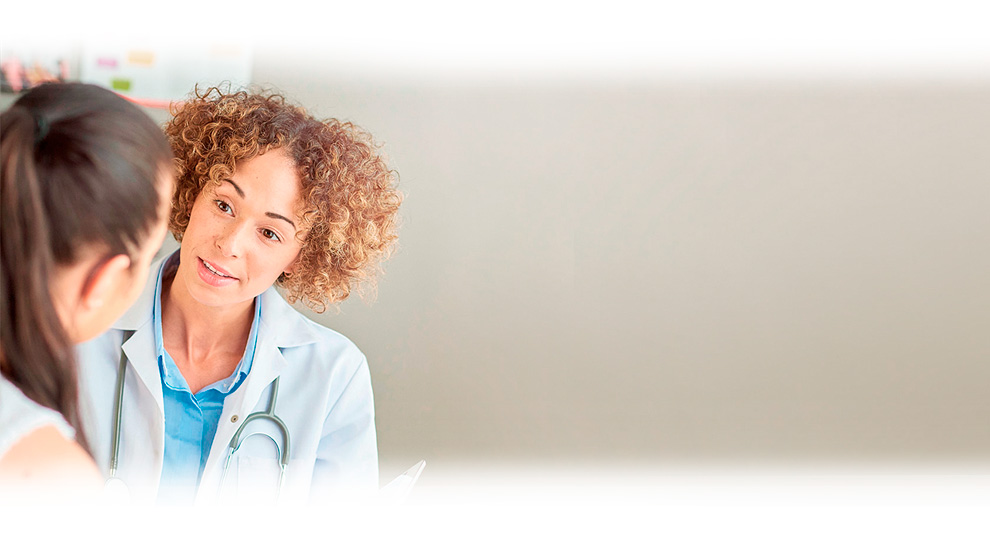 Panciente y doctora