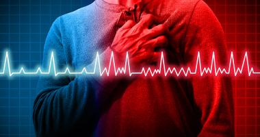 Persona teniendo un problema cardiaco